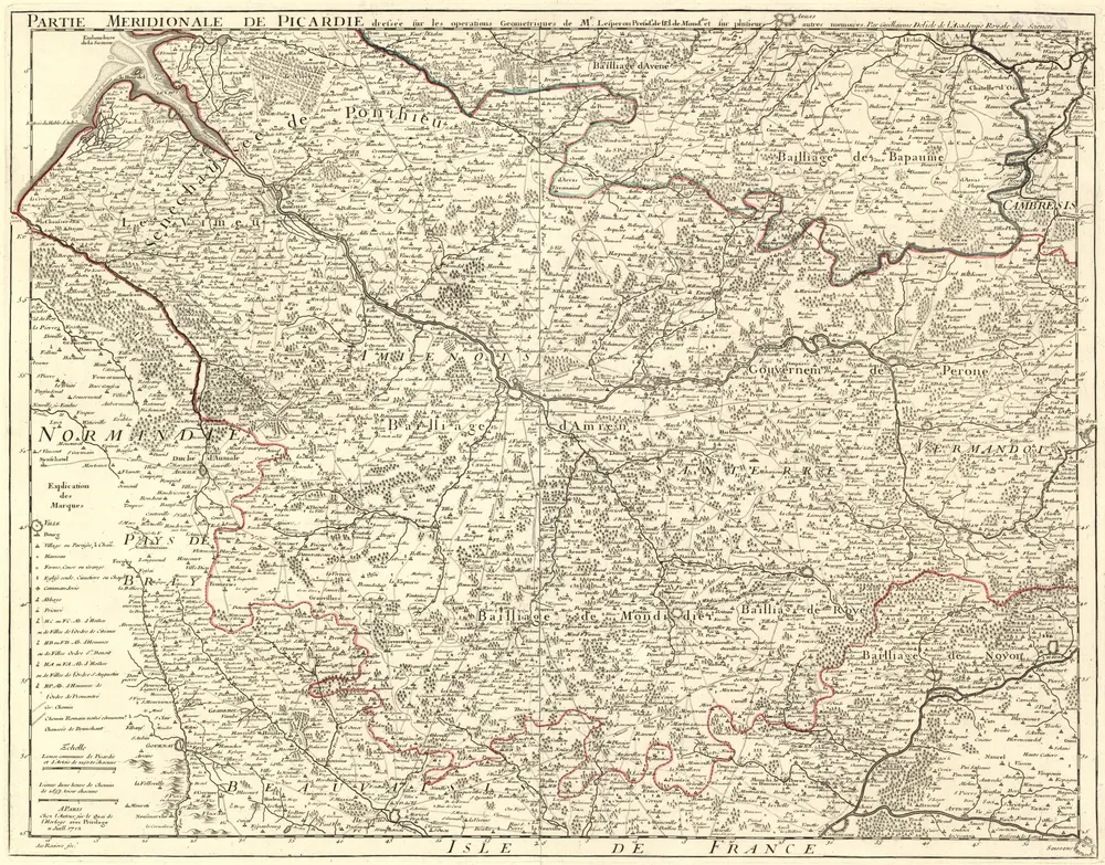 Aperçu de l'ancienne carte