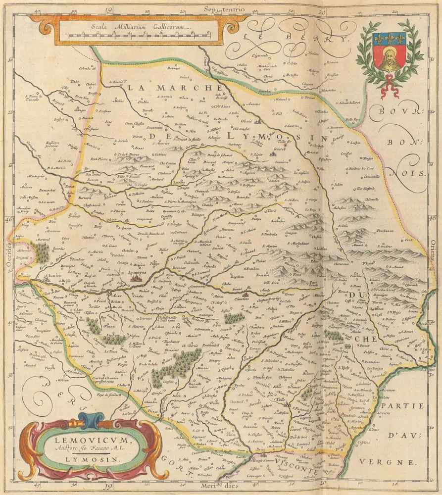 Aperçu de l'ancienne carte