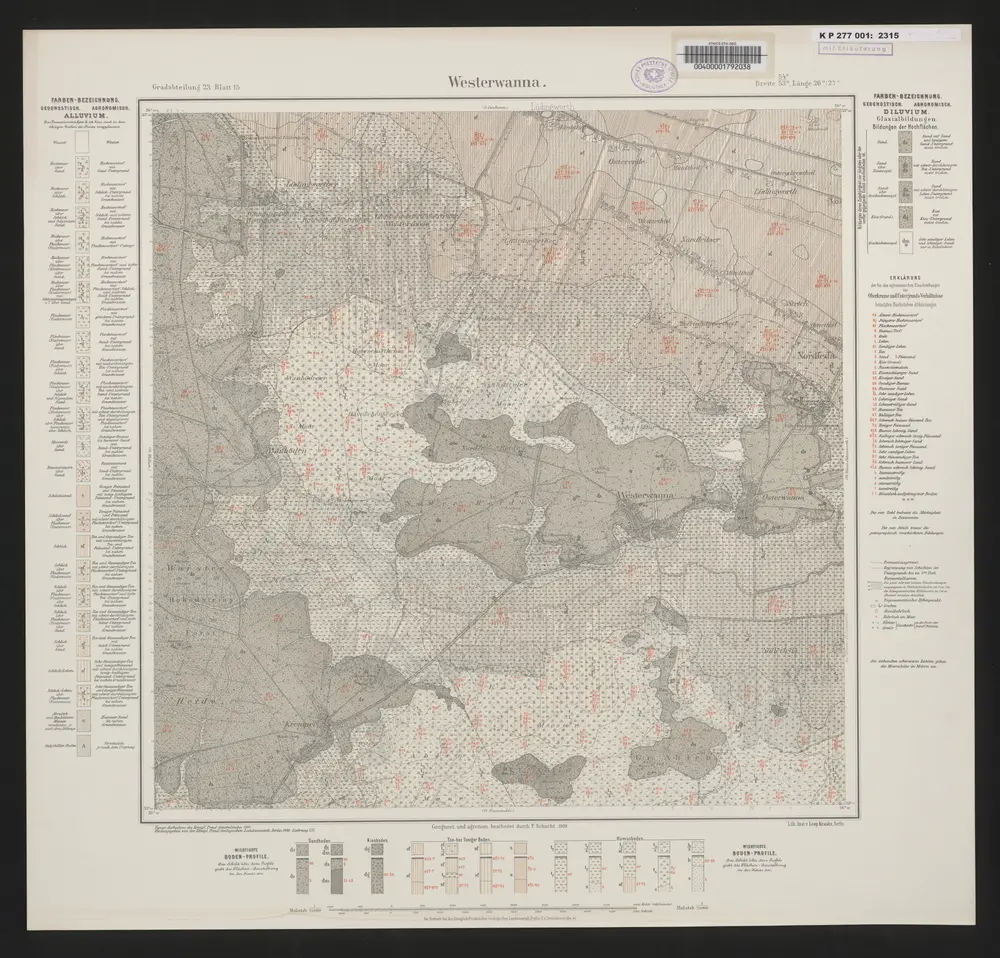 Voorbeeld van de oude kaart