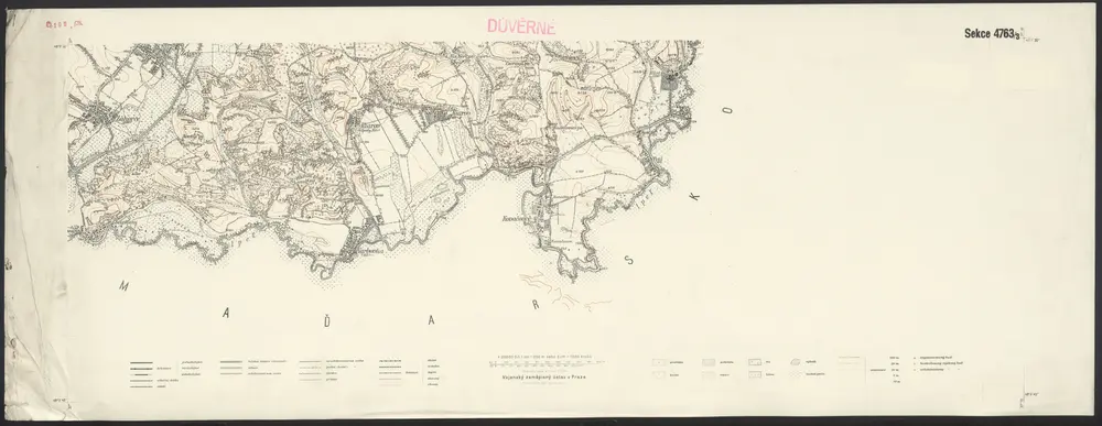 Voorbeeld van de oude kaart