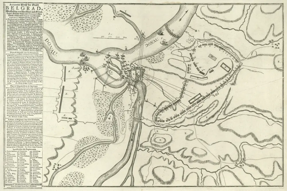 Voorbeeld van de oude kaart