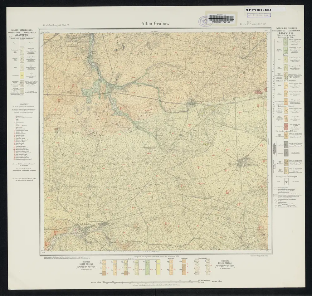 Voorbeeld van de oude kaart