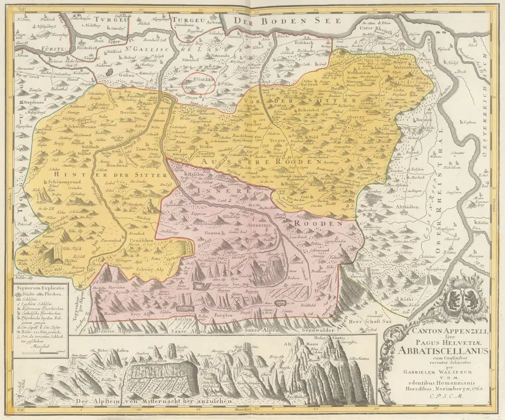 Voorbeeld van de oude kaart