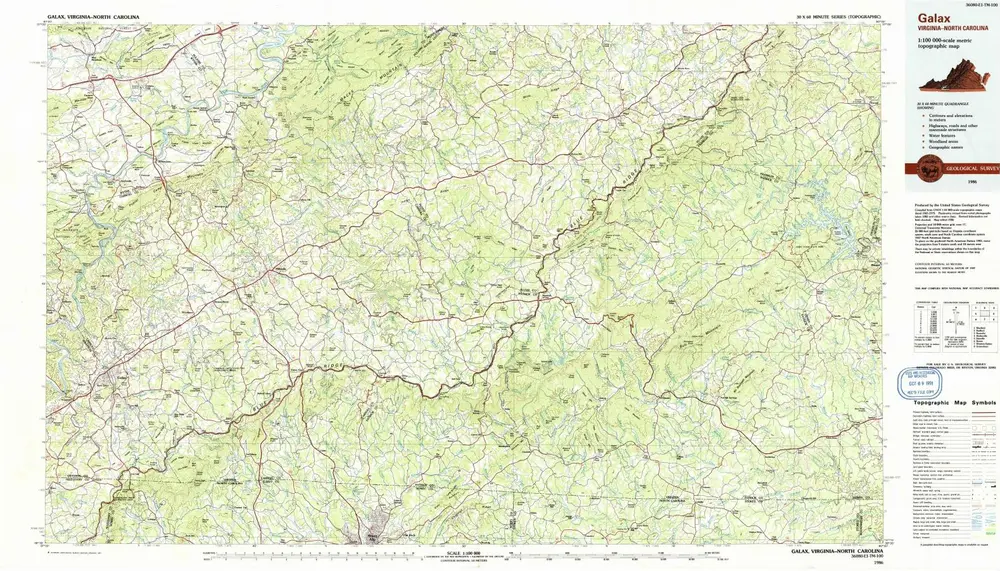 Aperçu de l'ancienne carte