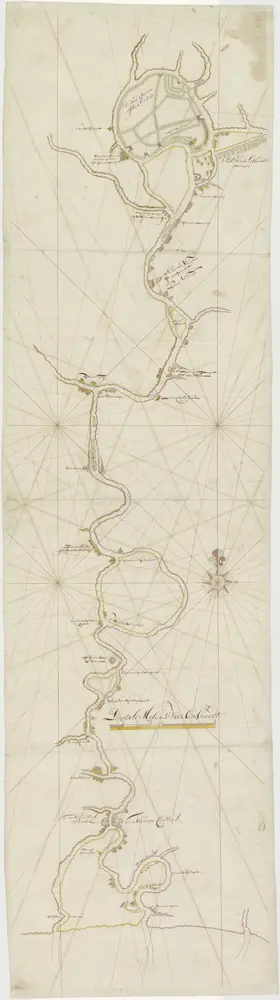 Voorbeeld van de oude kaart