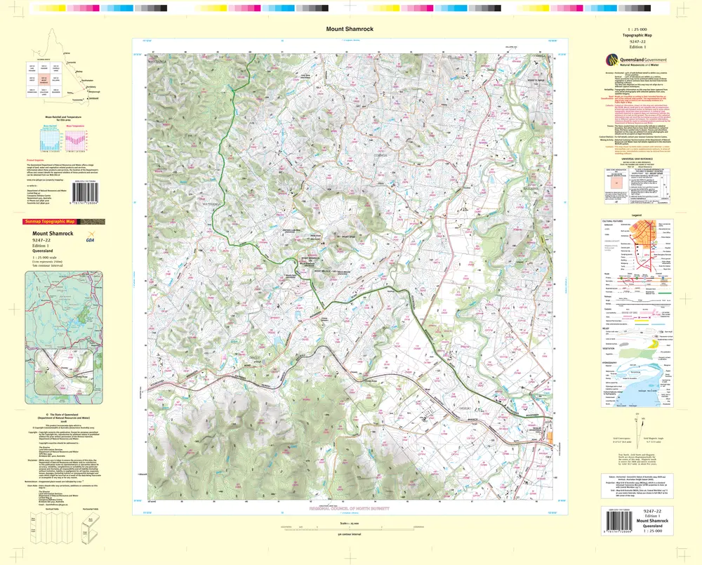 Voorbeeld van de oude kaart