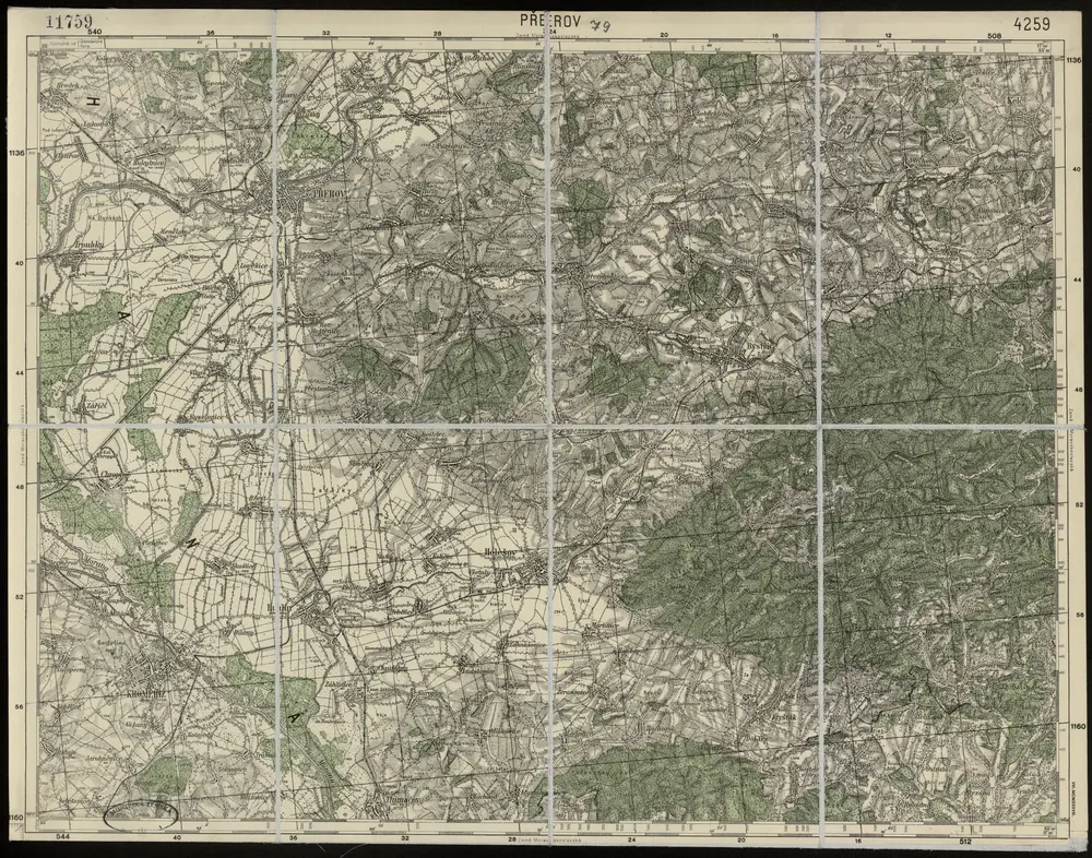 Anteprima della vecchia mappa