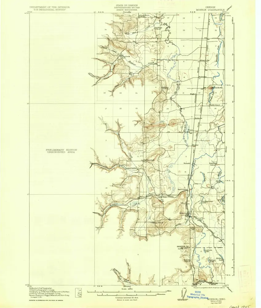 Aperçu de l'ancienne carte