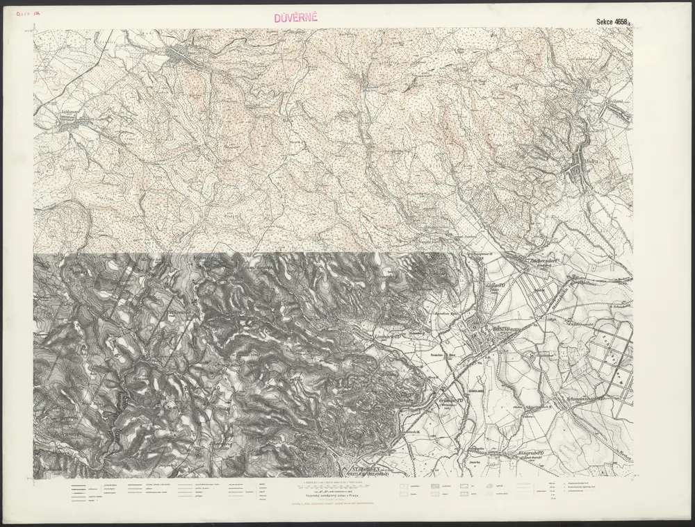 Voorbeeld van de oude kaart