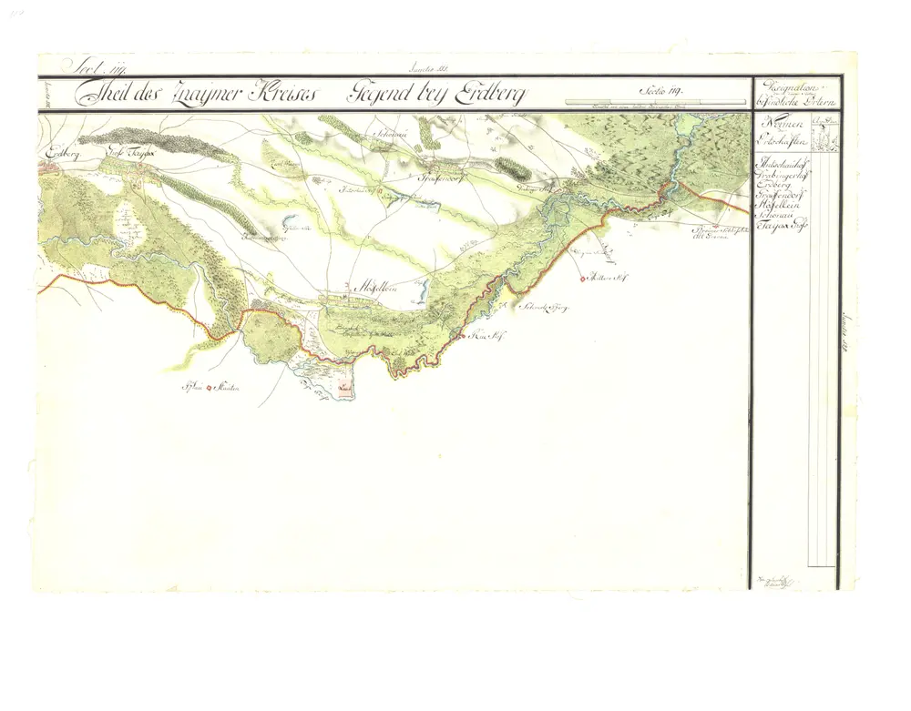 Aperçu de l'ancienne carte