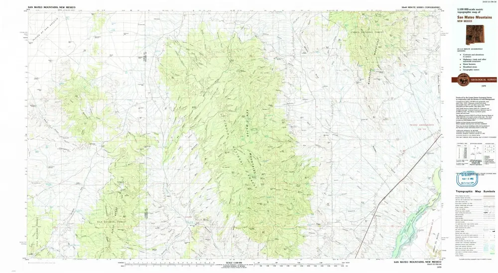 Voorbeeld van de oude kaart