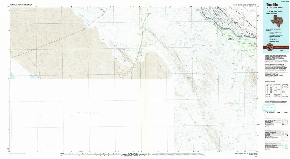 Voorbeeld van de oude kaart