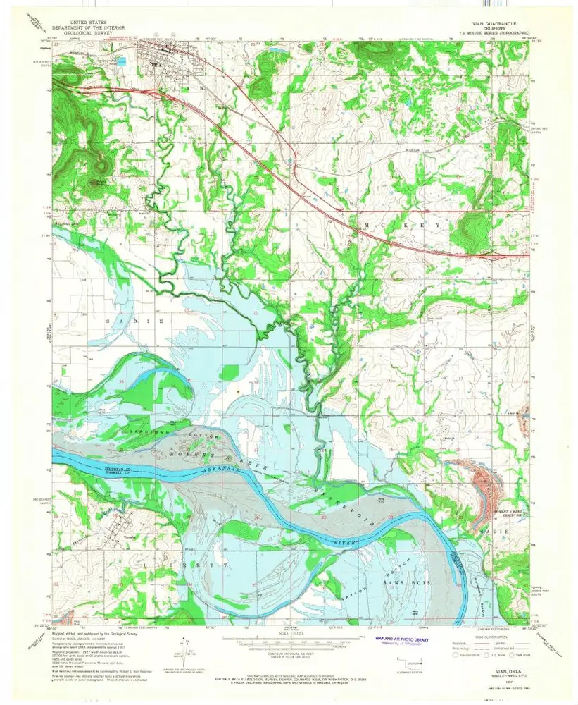 Voorbeeld van de oude kaart