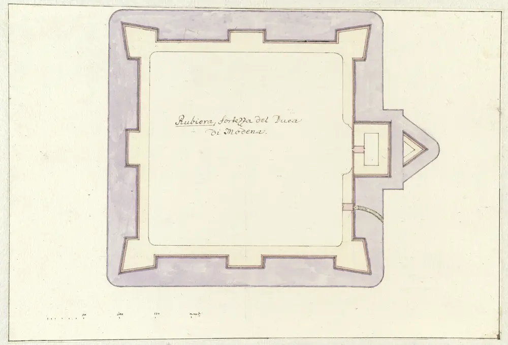 Voorbeeld van de oude kaart