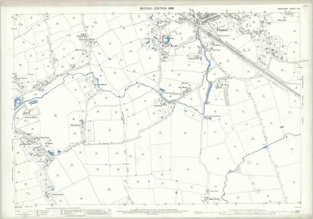 Voorbeeld van de oude kaart