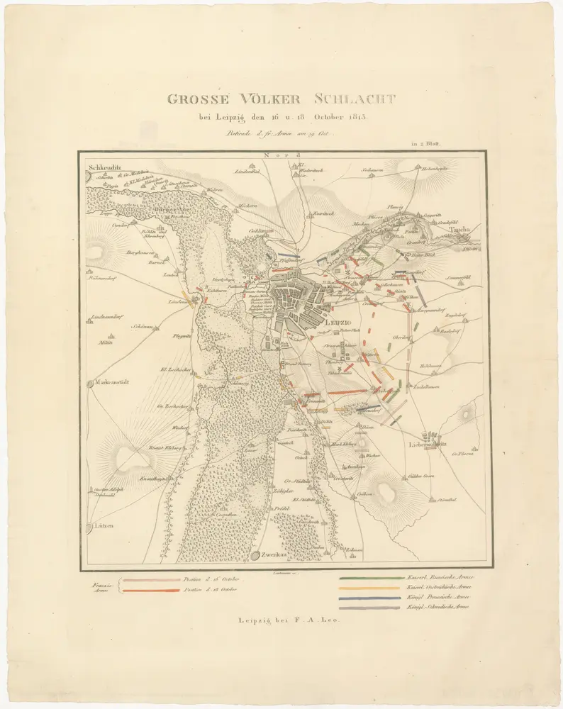 Voorbeeld van de oude kaart