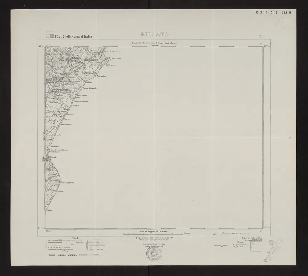 Anteprima della vecchia mappa