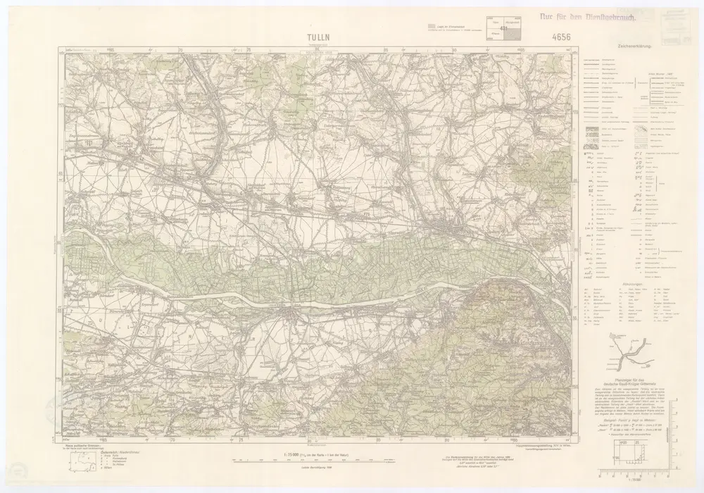 Voorbeeld van de oude kaart