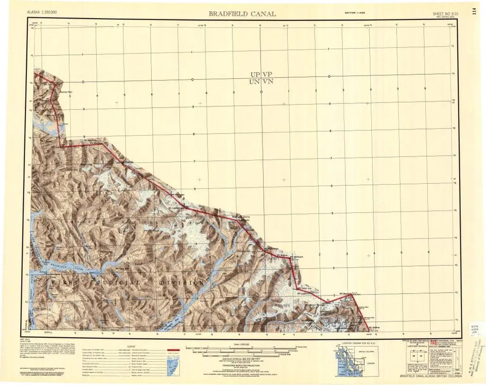 Voorbeeld van de oude kaart