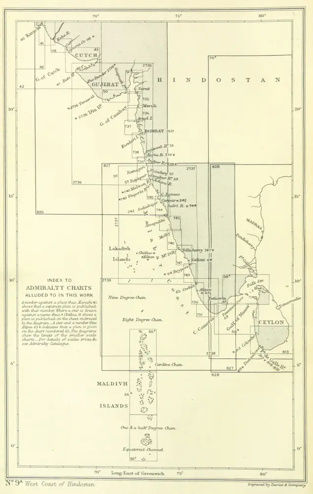 Voorbeeld van de oude kaart