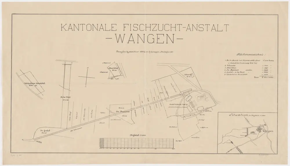 Voorbeeld van de oude kaart