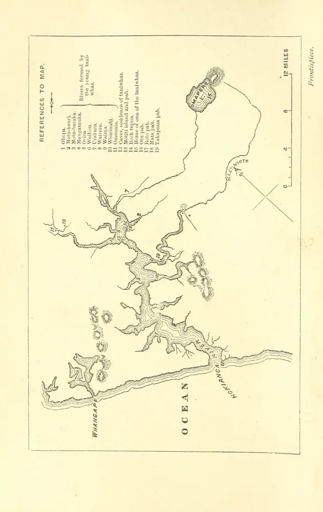 Voorbeeld van de oude kaart