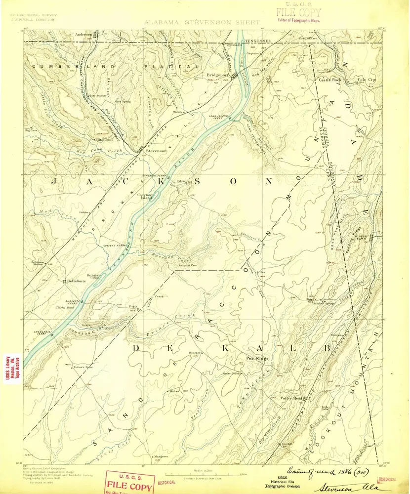 Voorbeeld van de oude kaart