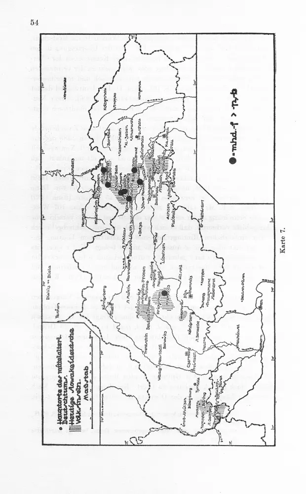 Aperçu de l'ancienne carte