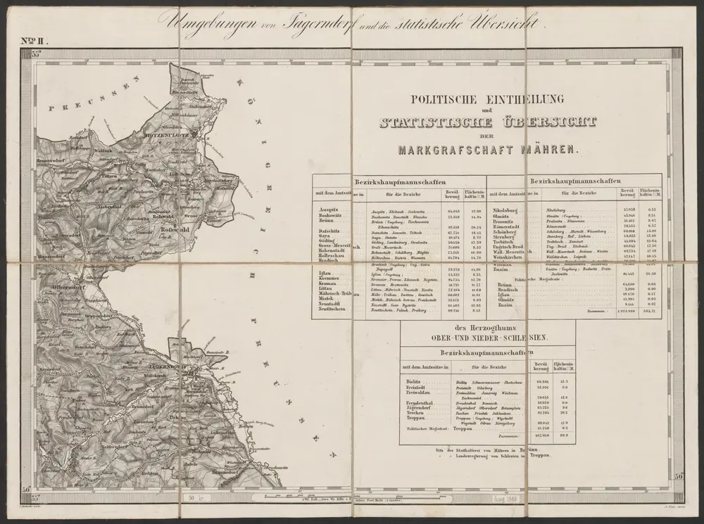 Voorbeeld van de oude kaart