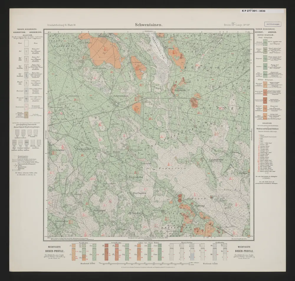 Voorbeeld van de oude kaart