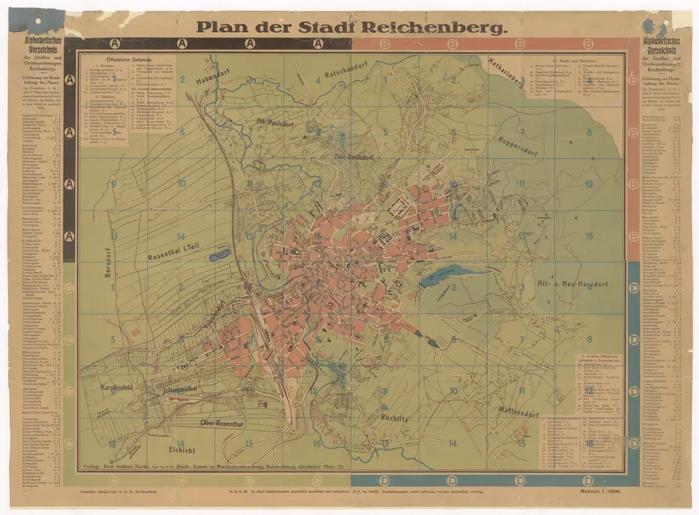 Voorbeeld van de oude kaart