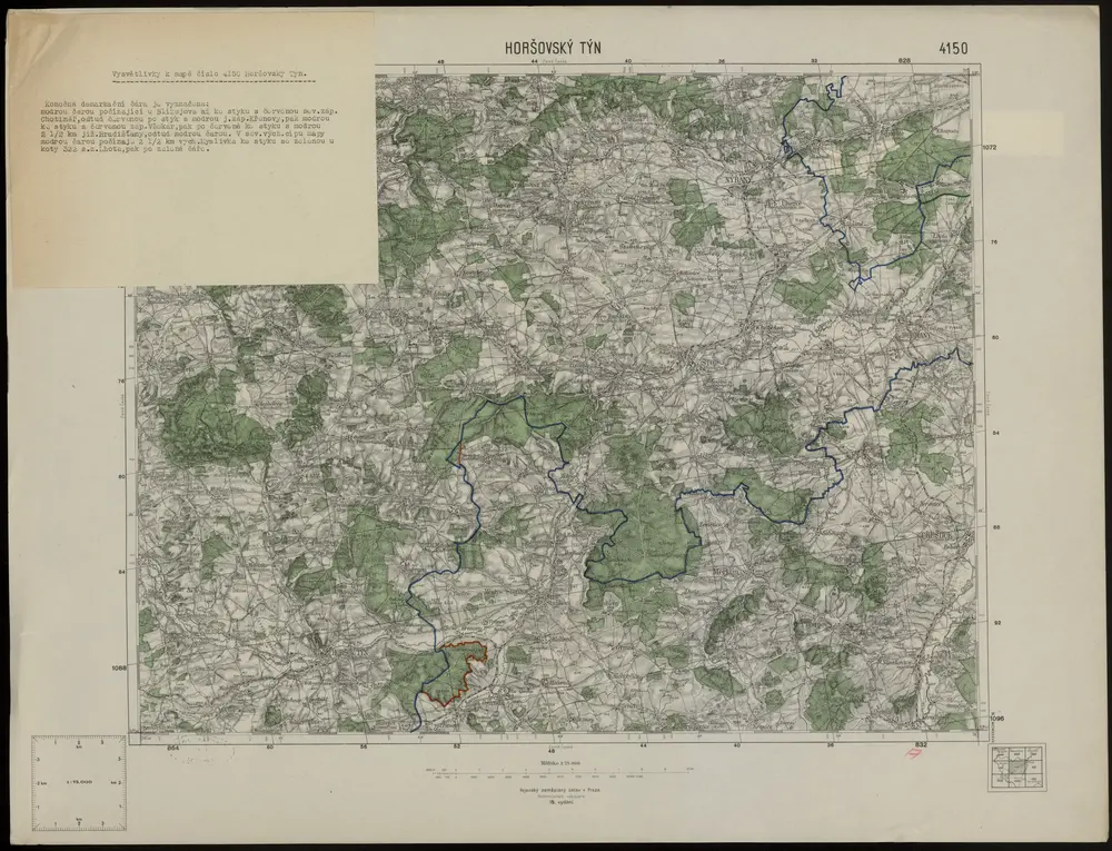 Voorbeeld van de oude kaart