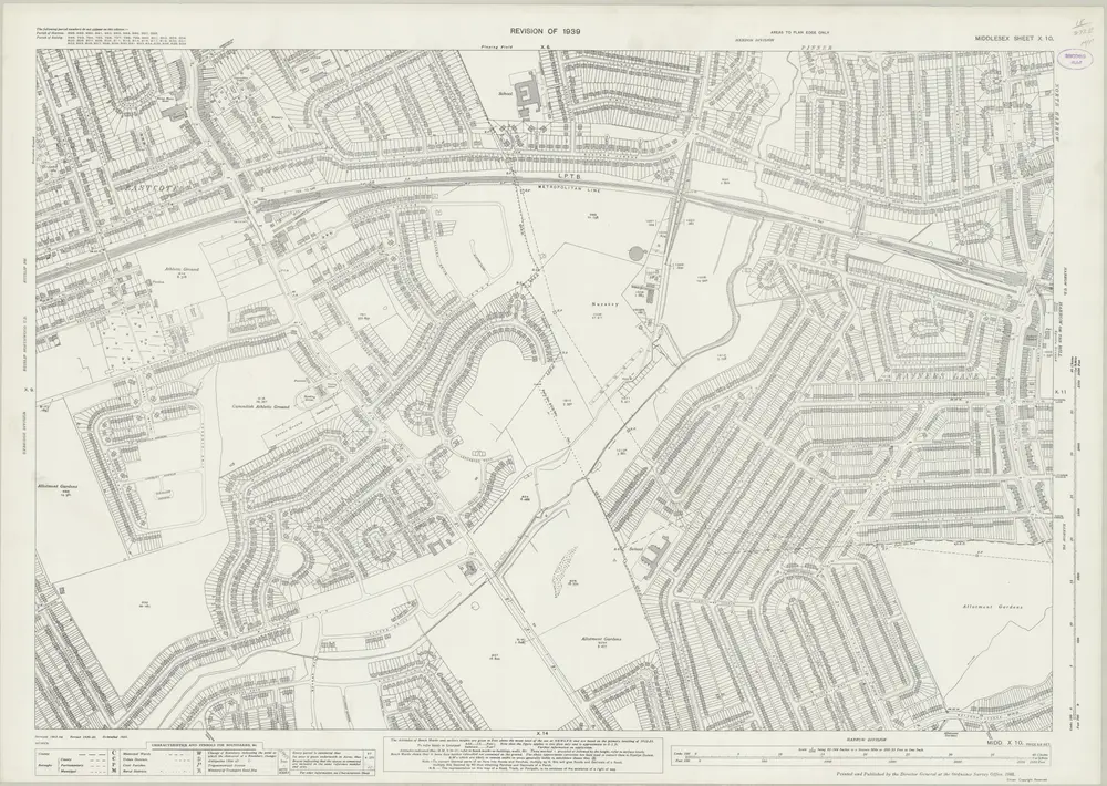 Voorbeeld van de oude kaart