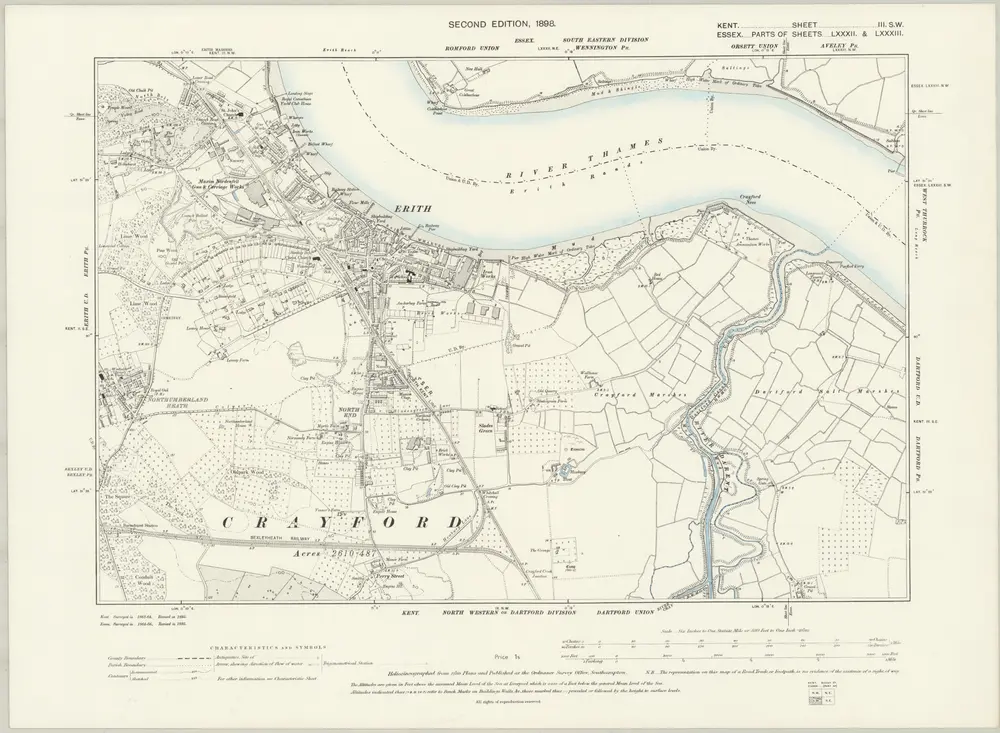 Voorbeeld van de oude kaart