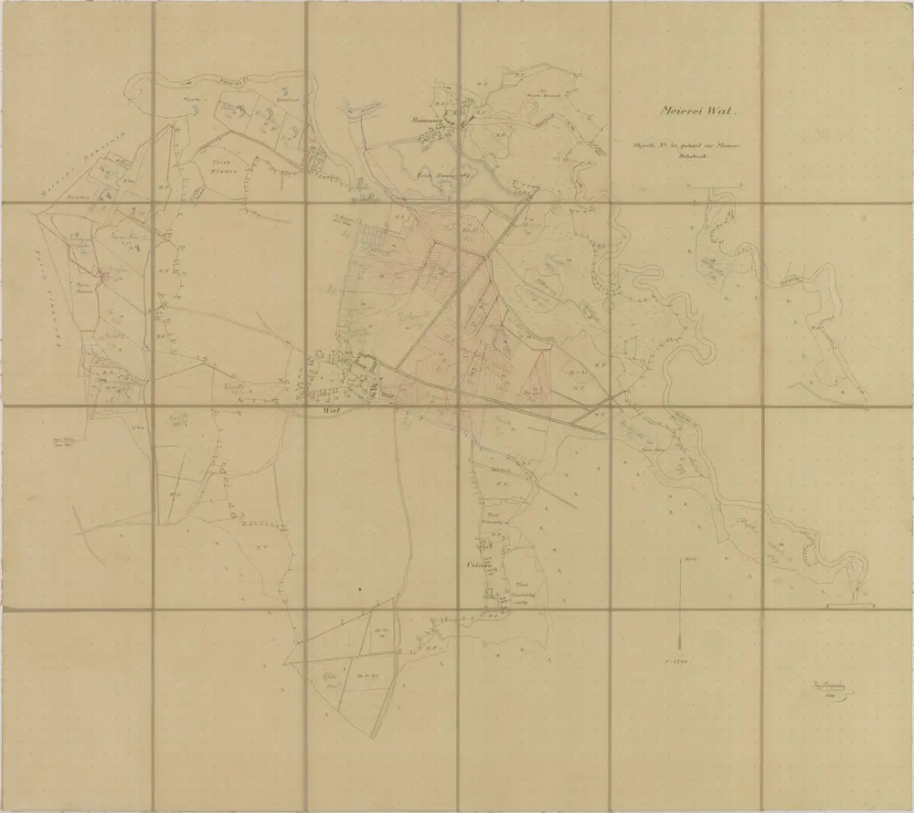 Voorbeeld van de oude kaart