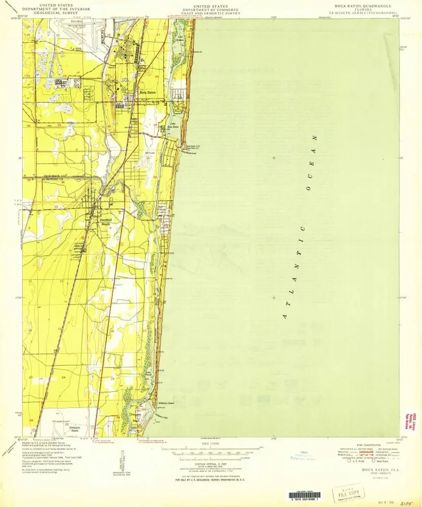 Voorbeeld van de oude kaart