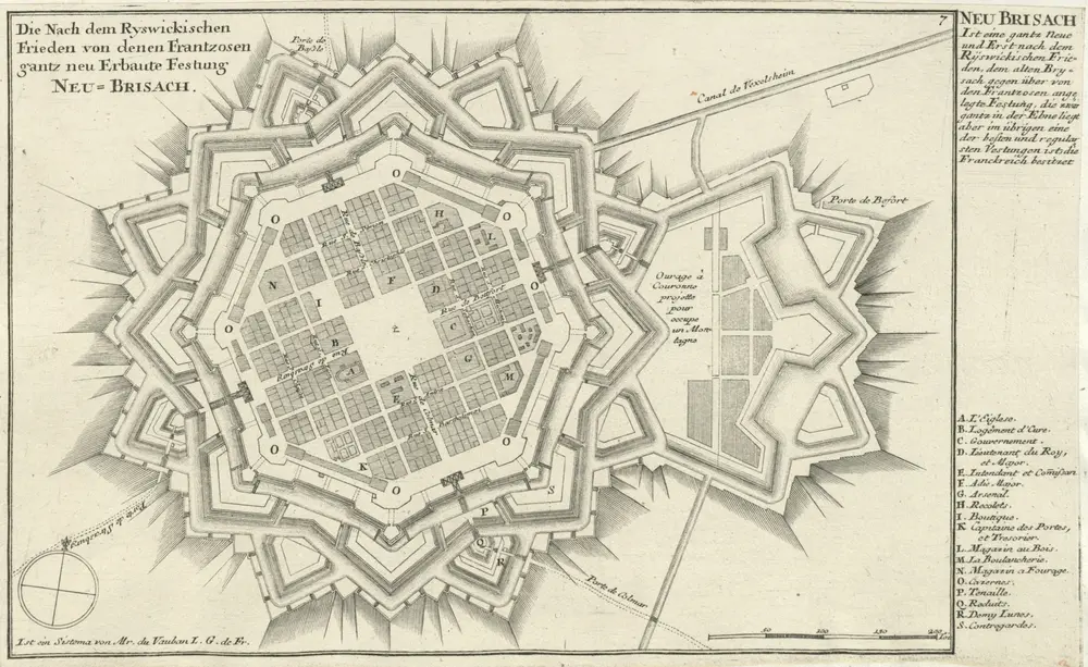 Voorbeeld van de oude kaart