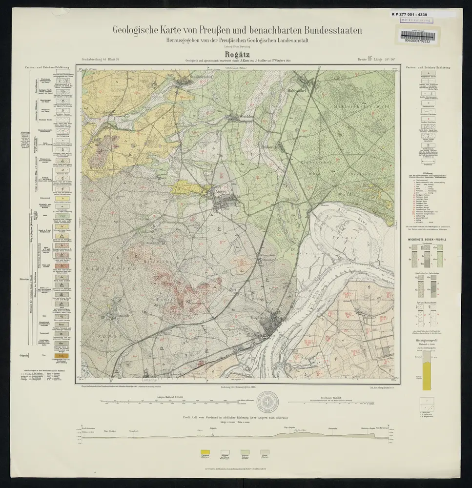 Voorbeeld van de oude kaart