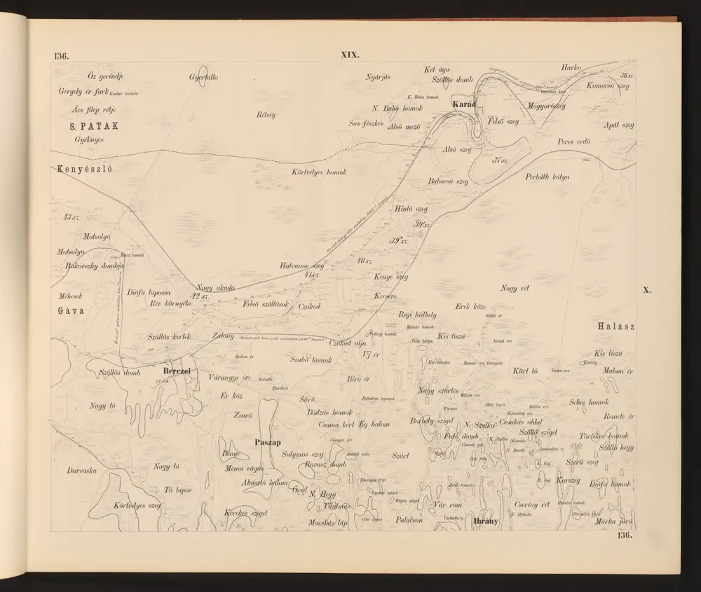 Aperçu de l'ancienne carte