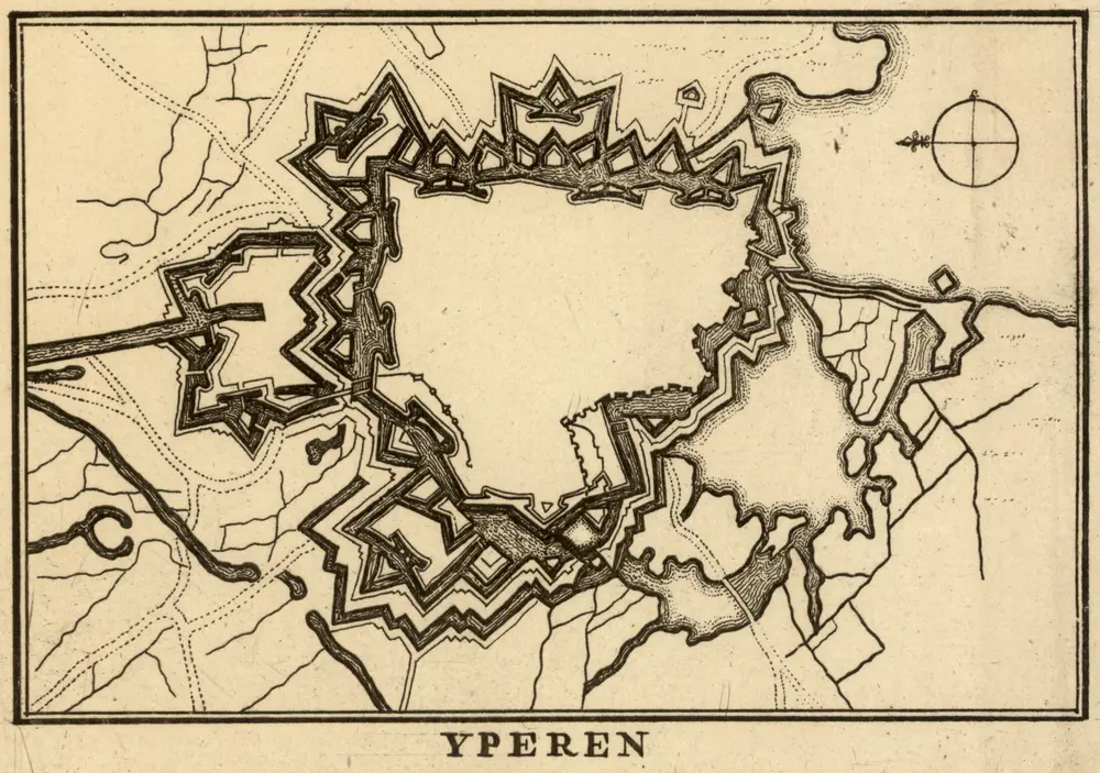 Voorbeeld van de oude kaart