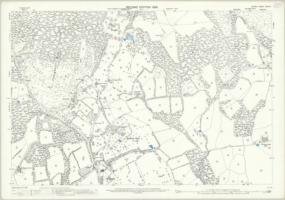 Voorbeeld van de oude kaart