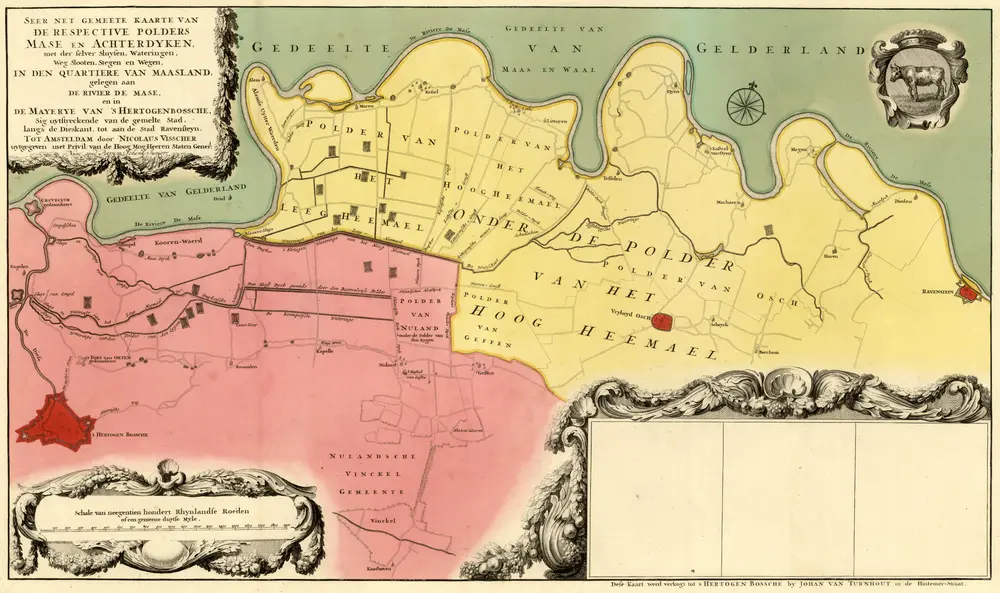 Voorbeeld van de oude kaart