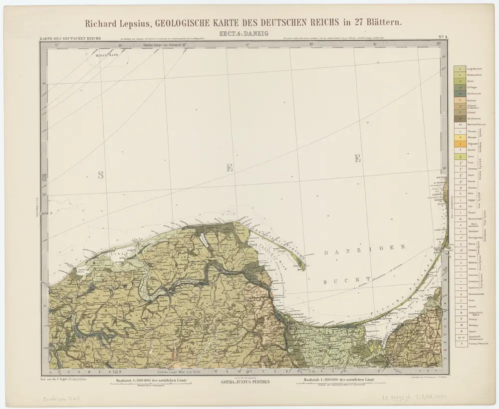 Voorbeeld van de oude kaart