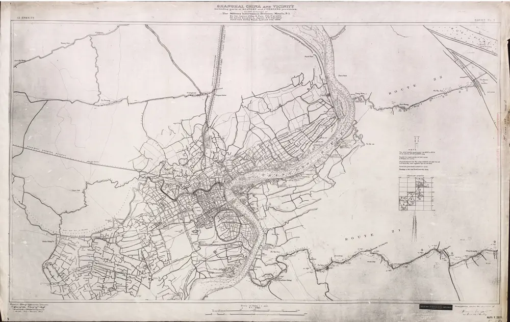 Voorbeeld van de oude kaart