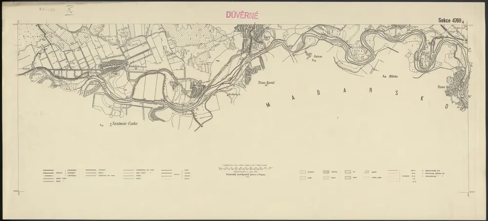 Voorbeeld van de oude kaart