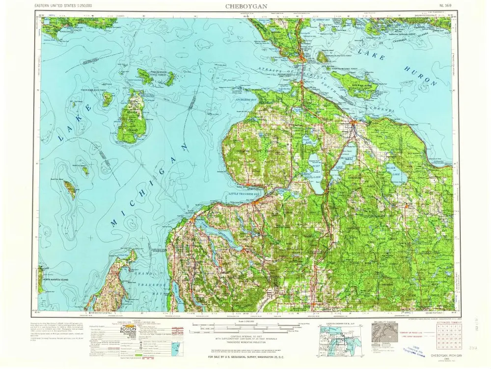 Voorbeeld van de oude kaart