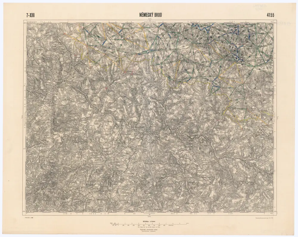 Voorbeeld van de oude kaart