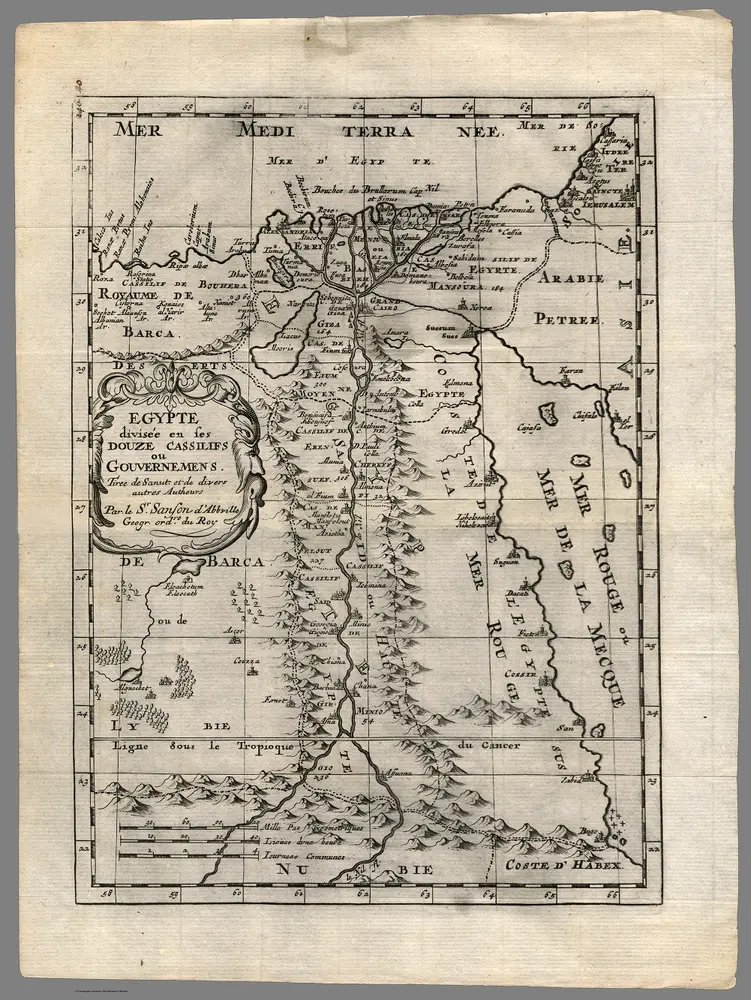 Aperçu de l'ancienne carte