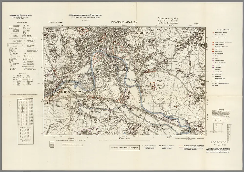 Old maps of Dewsbury