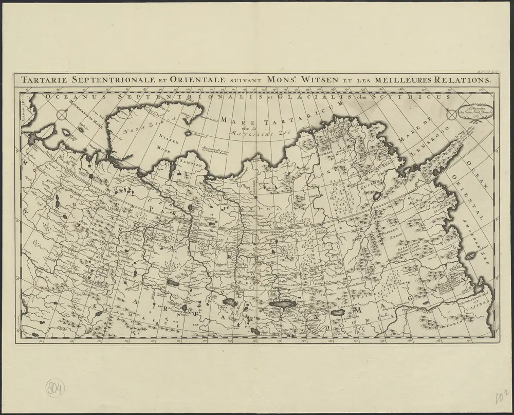 Voorbeeld van de oude kaart